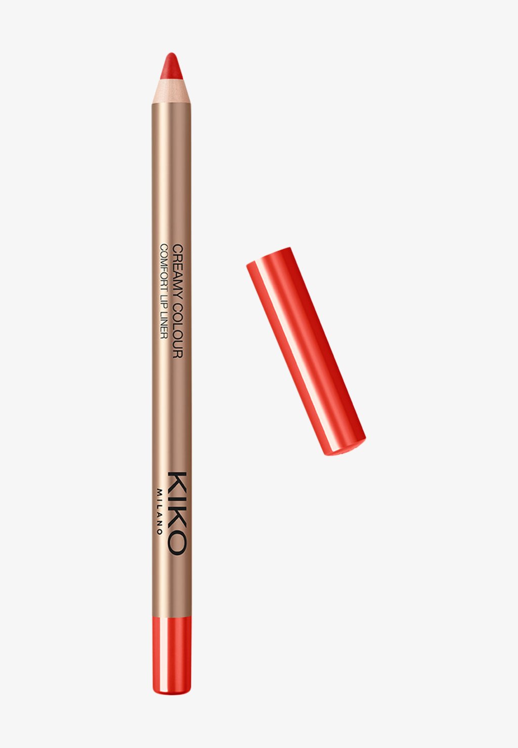 Карандаш для губ New Creamy Color Comfort Lip Liner KIKO Milano, цвет coral стойкий карандаш для губ kiko milano creamy colour comfort lip liner 1 2 гр