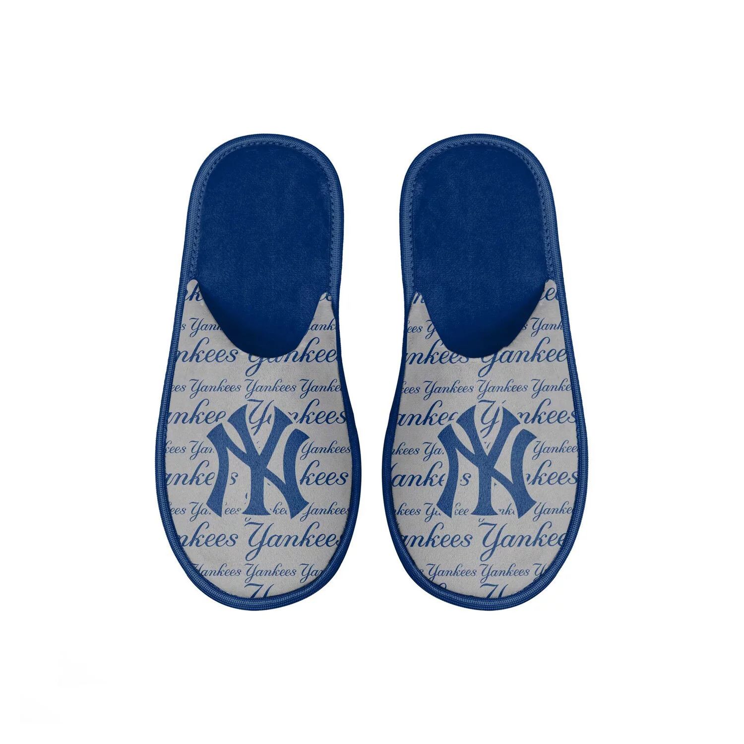 

Молодежные шлепанцы FOCO New York Yankees с потертостями и надписью Unbranded