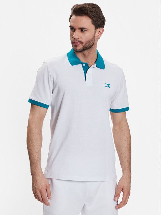 

Рубашка поло стандартного кроя Diadora, белый
