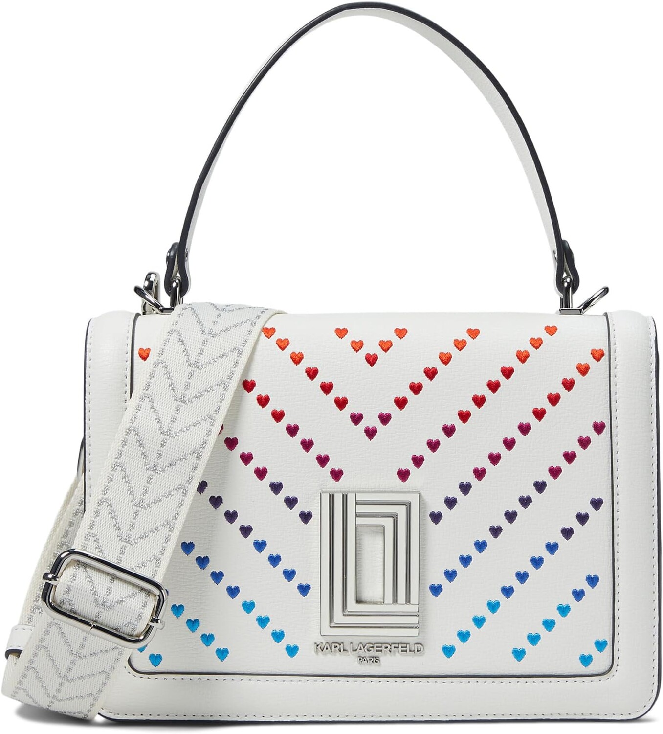 

Симона Кроссбоди Karl Lagerfeld Paris, цвет White/Multi