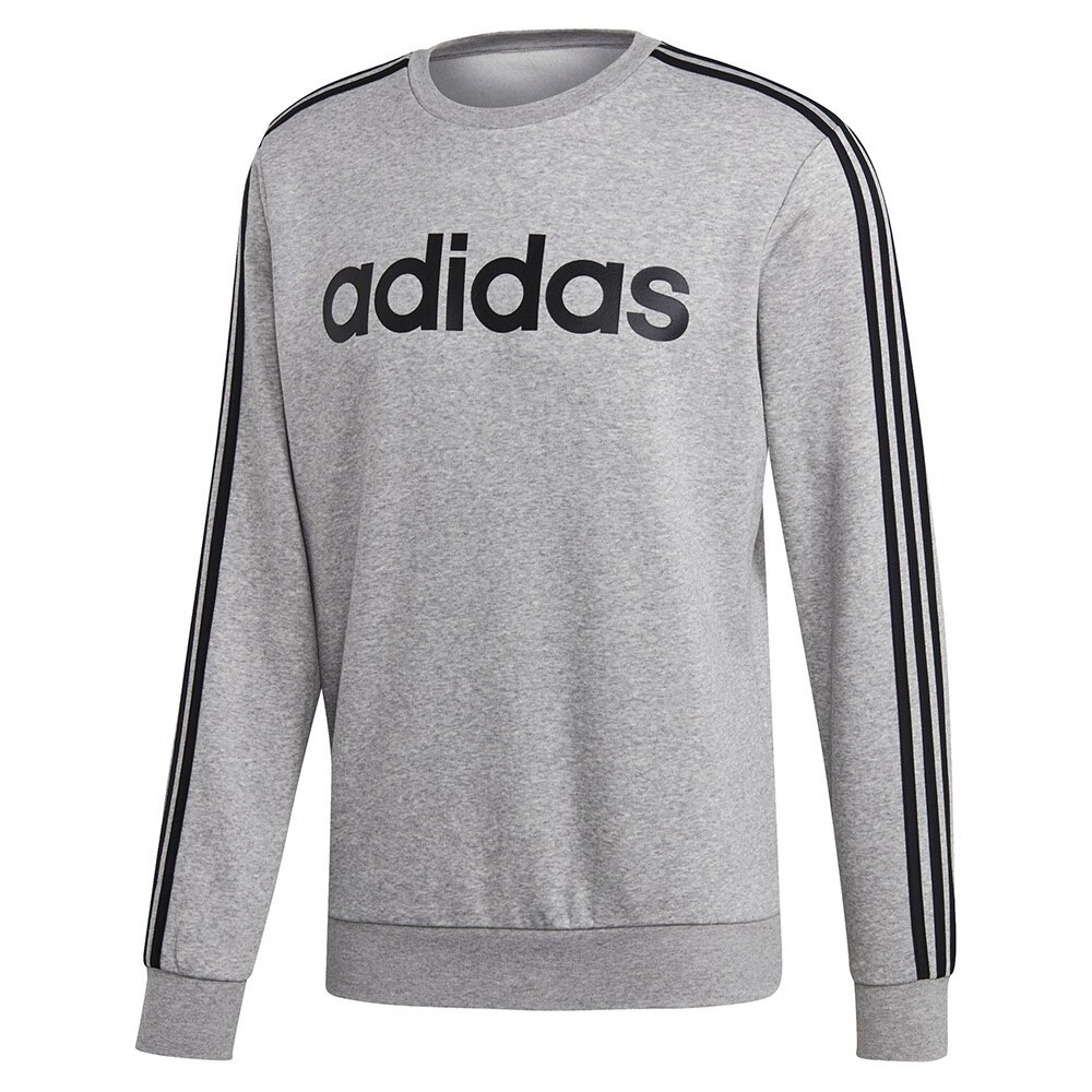 

Толстовка adidas Essentials 3 Stripes Crew, серый