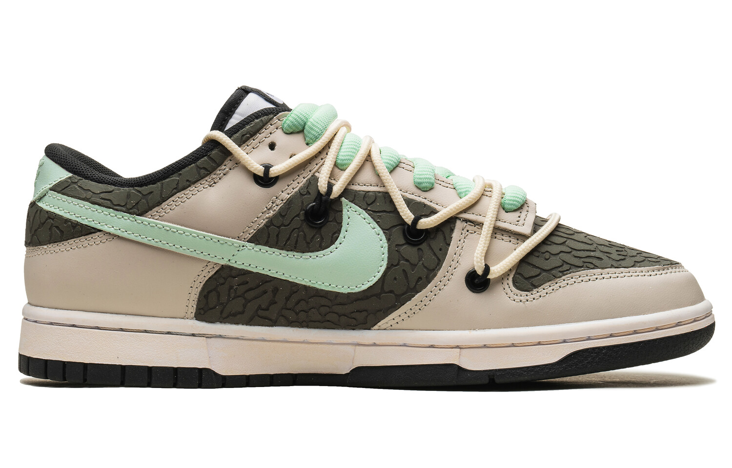 

Кроссовки Nike Dunk Skateboarding Shoes Unisex Low-top Green/Brown, зеленый