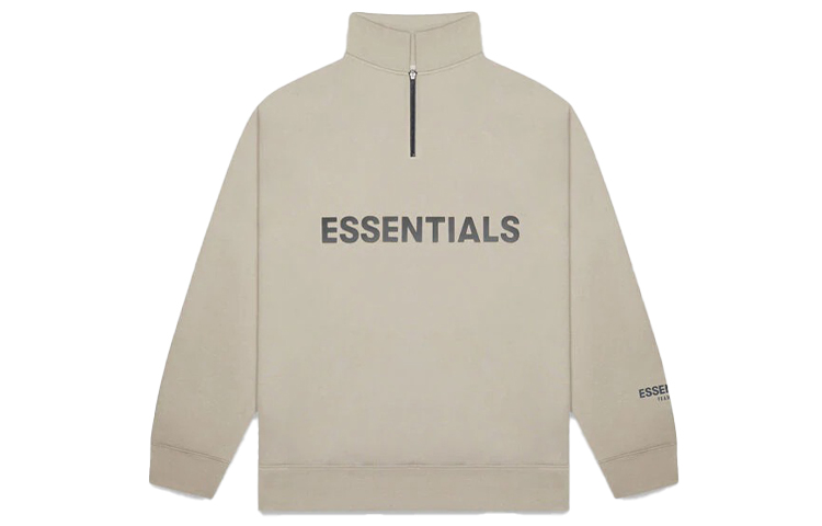 

Толстовка на молнии Fear of God Essentials FW20 Оливковая