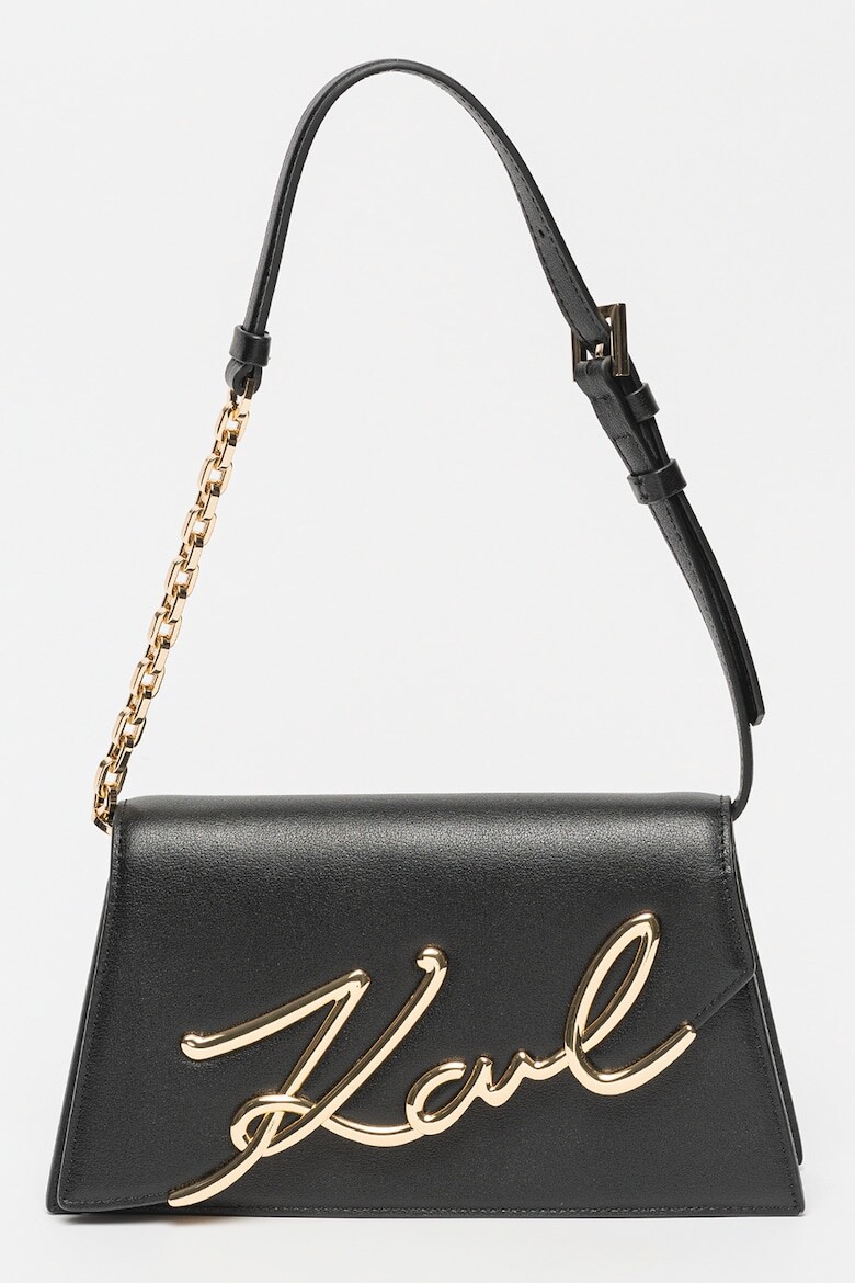 

Кожаная сумка K/Signature 2 0 Karl Lagerfeld, черный