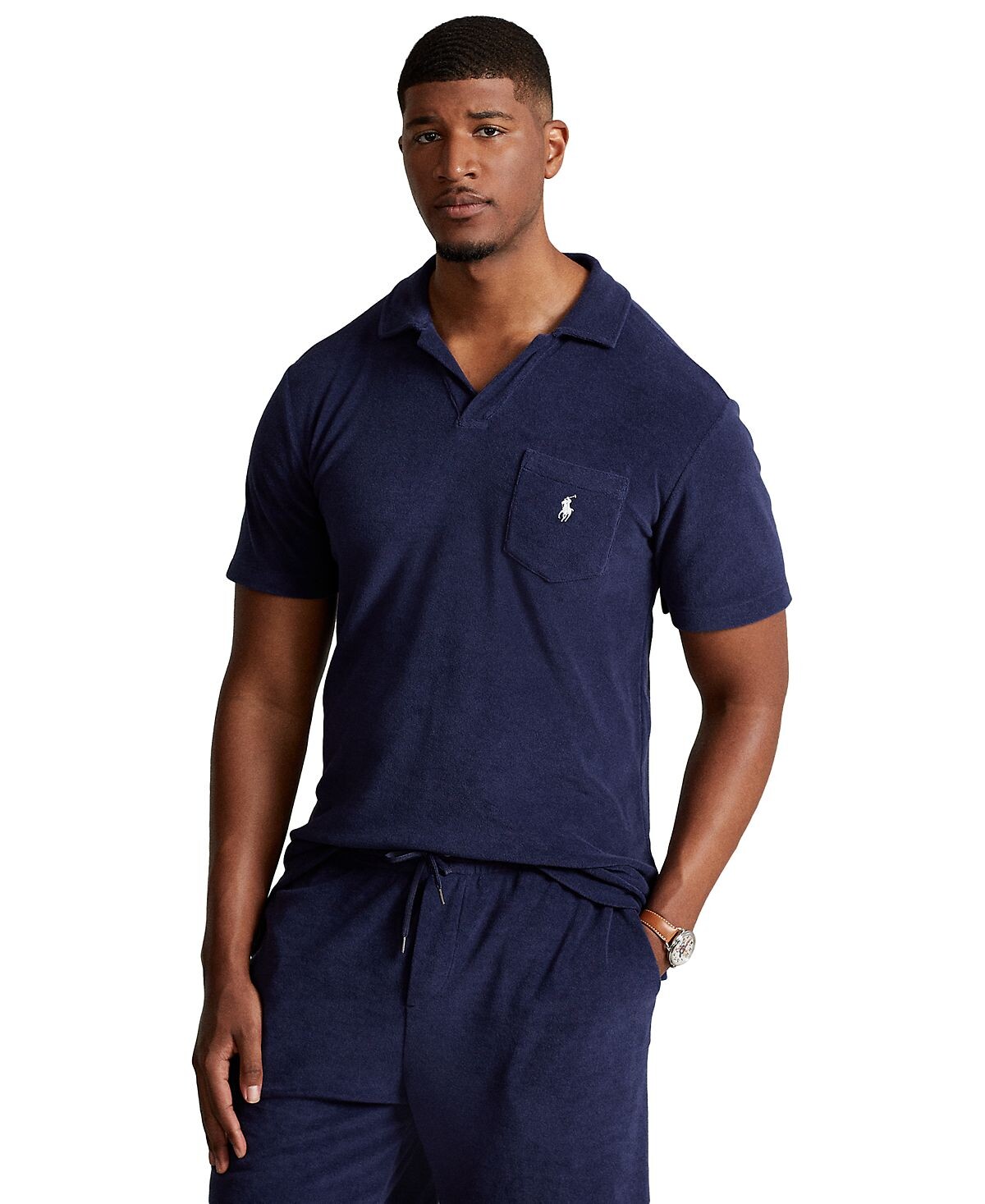 

Мужская махровая рубашка-поло Big & Tall Polo Ralph Lauren