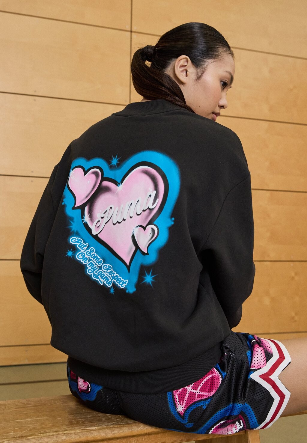 

Толстовка WHOLE LOTTA LOVE CREW Puma, цвет black