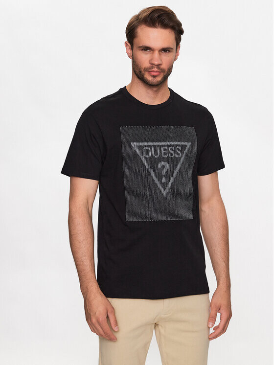 

Футболка узкого кроя Guess, черный