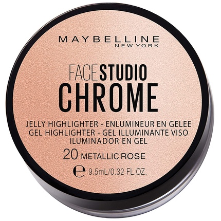 цена Хайлайтер Face Studio Chrome Jelly Rose 38G, Maybelline New York