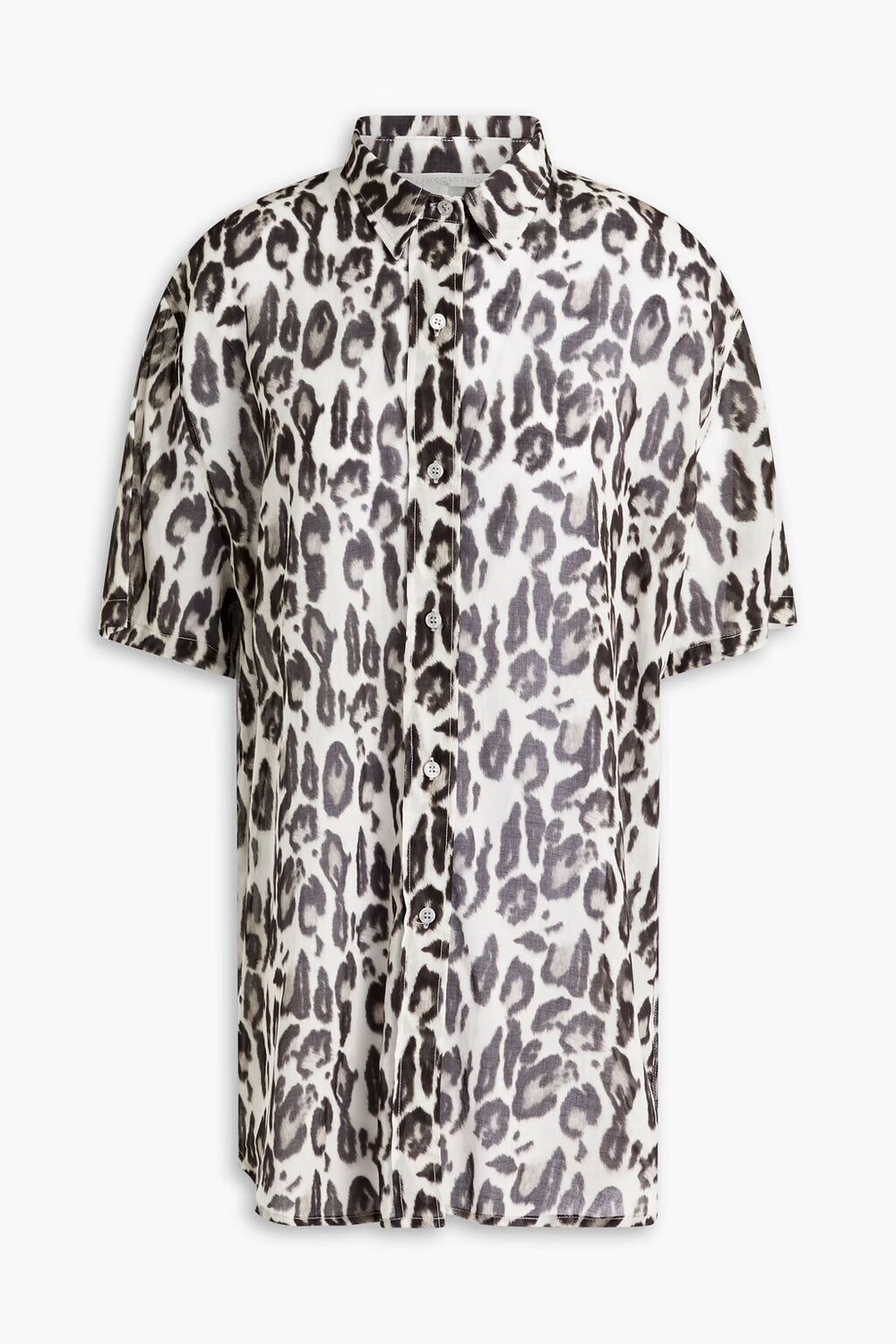 

Рубашка из хлопка с леопардовым принтом Stella Mccartney, цвет Animal print