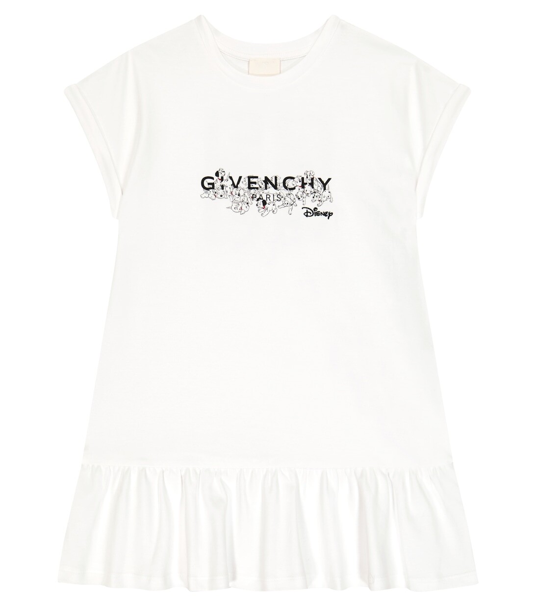 

Платье из хлопкового джерси из коллаборации с Disney® 101 Dalmatians Givenchy Kids, белый