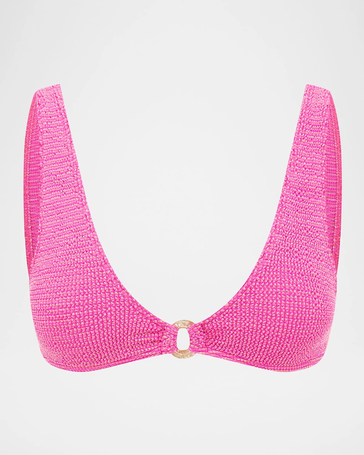 

Укороченный бикини-топ Ring Scout Bond-Eye Swim, цвет Wildberry Lurex
