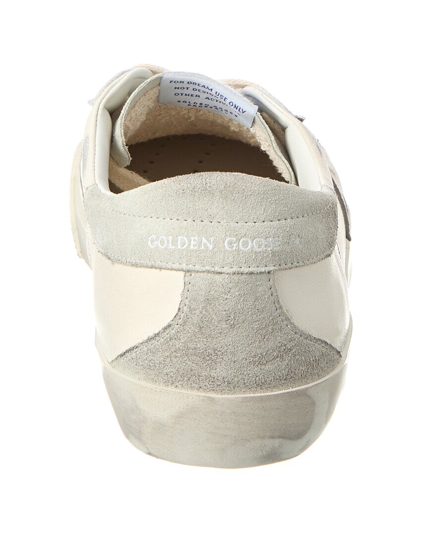 

Кроссовки Golden Goose Superstar из кожи и замши, белый