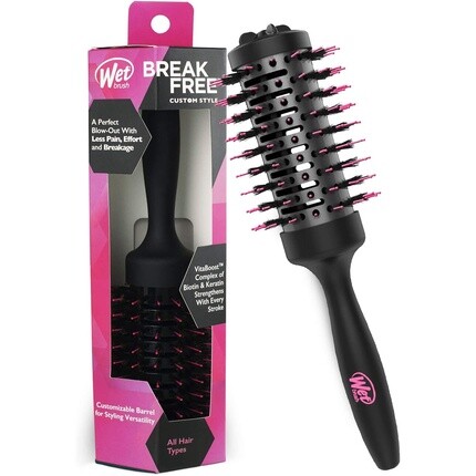

Быстросохнущая настраиваемая круглая щетка Wetbrush с ультра мягкой щетиной Intelliflex, Wet Brush