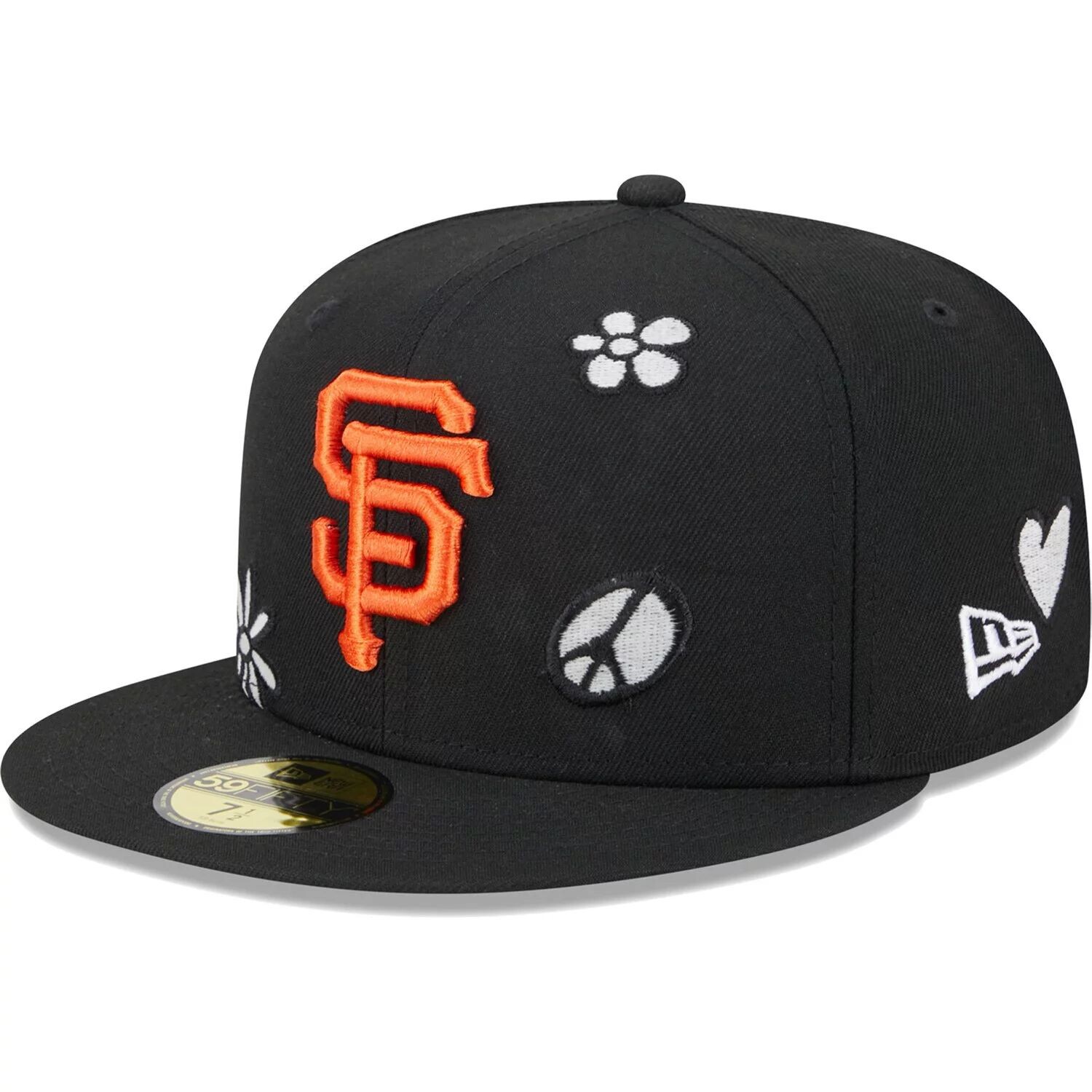 

Мужская облегающая шляпа New Era Black San Francisco Giants Sunlight Pop 59FIFTY