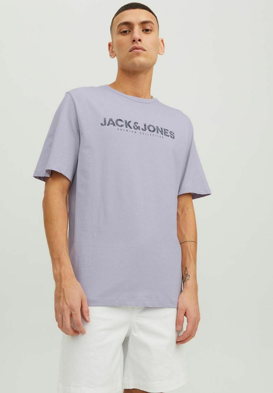 

Футболка с принтом Jack & Jones, серый