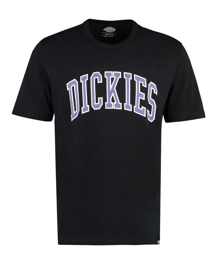 

Хлопковая футболка с логотипом Dickies, черный