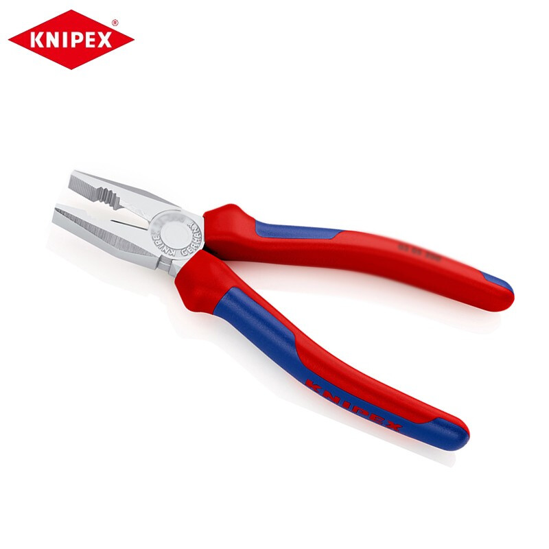 KNIPEX 180 мм изолированные универсальные тиски для резки проволоки, экономящие трудозамыкатели, плоскогубцы, клещи для электрика, зажимные клещи 03 06 180 по индивидуальному заказу (срок поставки 4-8 недель)