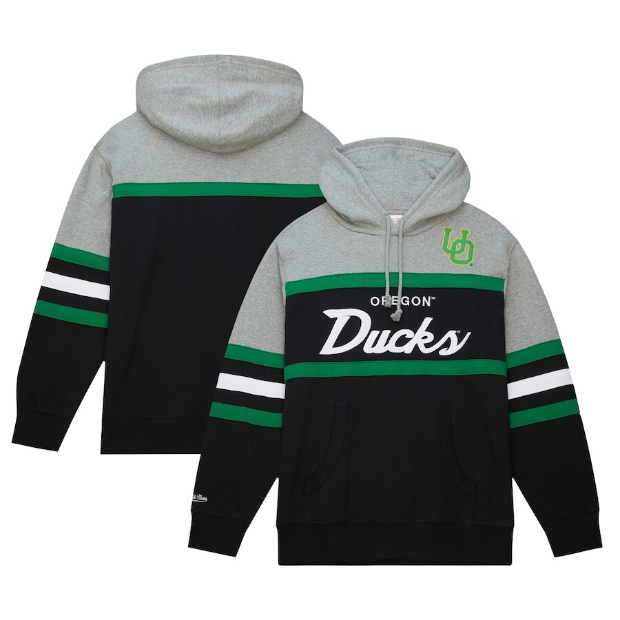 

Пуловер с капюшоном Mitchell & Ness Oregon Ducks, черный