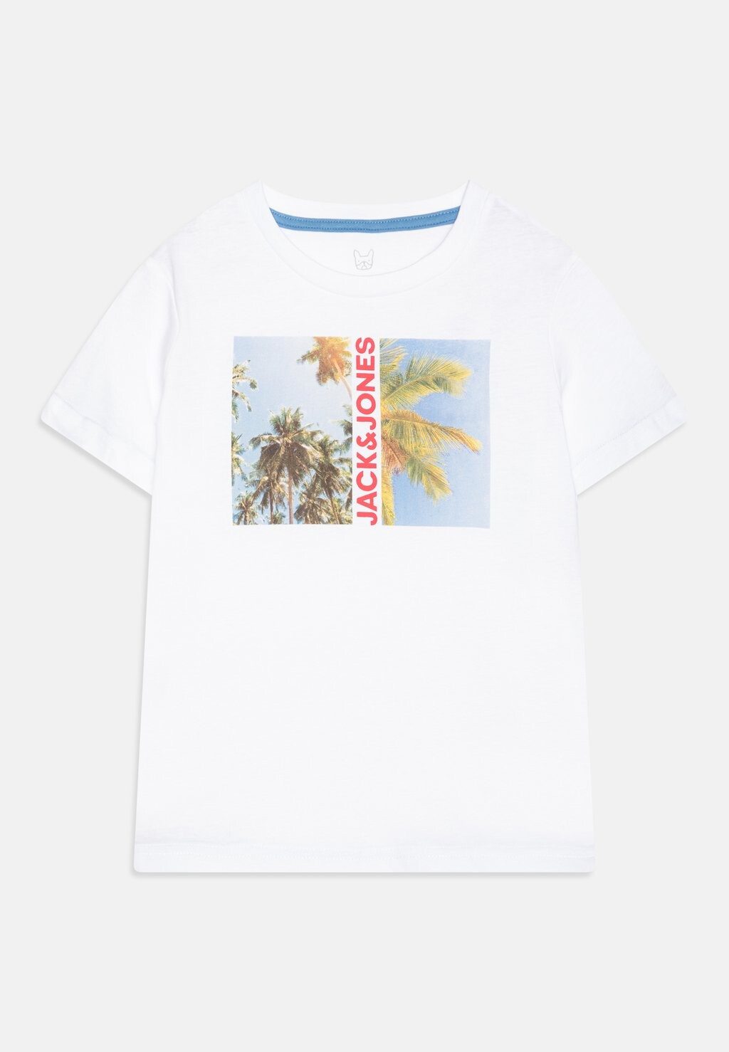 

Футболка с принтом JJNAVIN TEE CREW NECK Jack & Jones Junior, цвет white