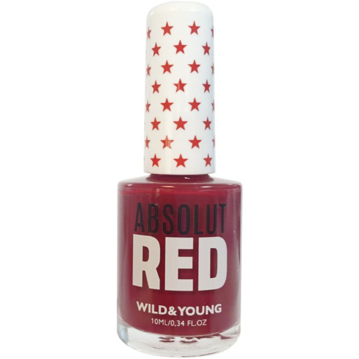 Лак для ногтей Esmalte de Uñas Absolut Red Wild & Young, 546 топ для ногтей charme express nail polish 12 мл