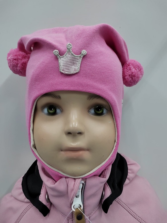 цена Детская шапка Kivat, розовый