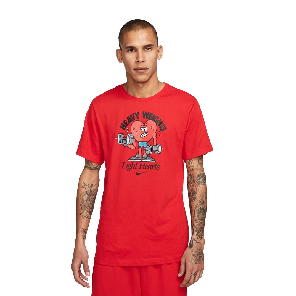 

Спортивная футболка Nike Dri-FIT Fitness, красный