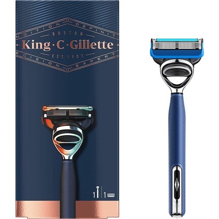 

Бритва King C. Shave & Edgeing 1 Blade Marine Blue 46G Premium, Gillette