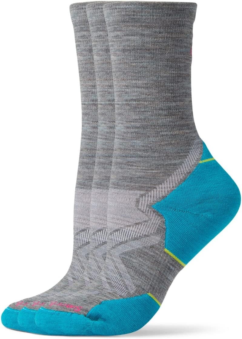 

Носки для бега в холодную погоду с мягкой подушкой, 3 пары Smartwool, цвет Lunar Gray