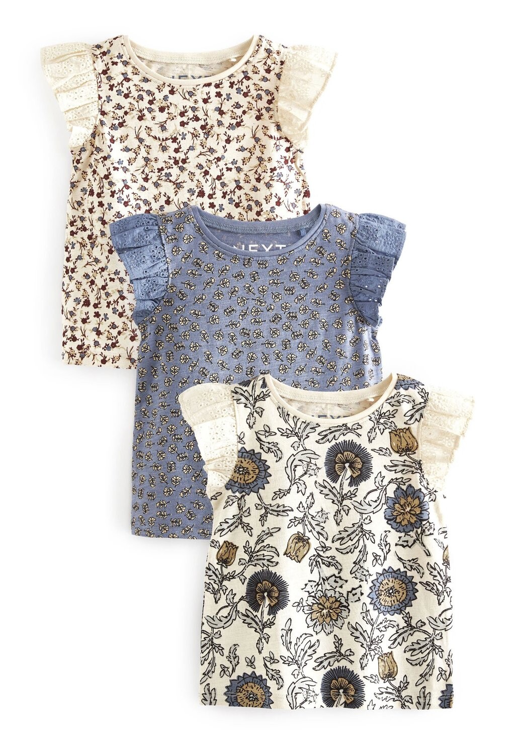 

Футболка с принтом VESTS 3 PACK Next, цвет blue