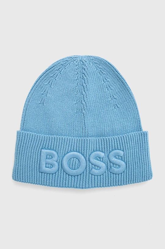 Шапка из смесовой шерсти BOSS ORANGE Boss, синий шапка из смесовой шерсти boss green boss синий