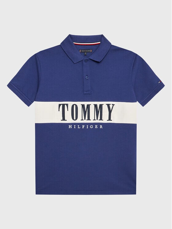 

Рубашка поло стандартного кроя Tommy Hilfiger, синий