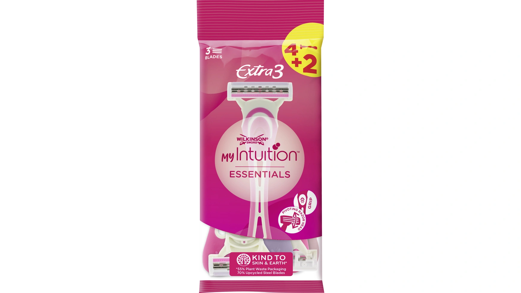 

Sword my intuition extra3 essentials одноразовые бритвы 4+2 бесплатно Wilkinson