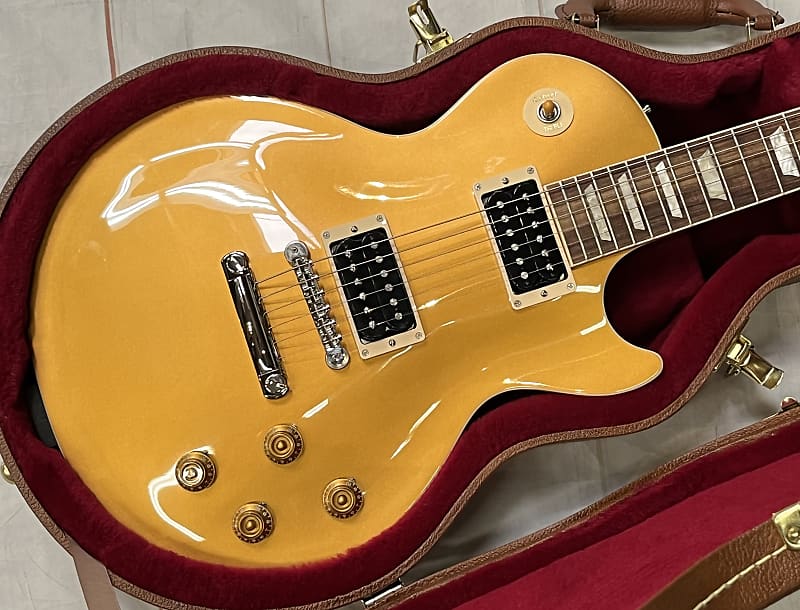 Электрогитара Gibson Slash Victoria Les Paul Standard 2021 Goldtop New Unplayed w/Case Auth Dealer 8lbs 9oz