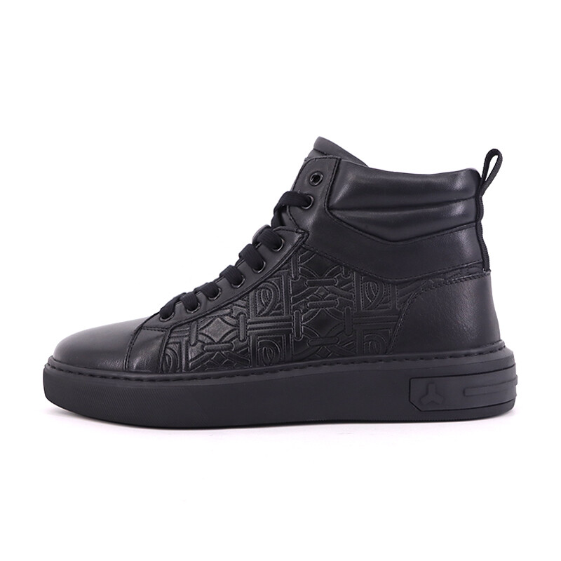 

Кроссовки TRANOI Skateboarding Shoes Men High-top Black, черный