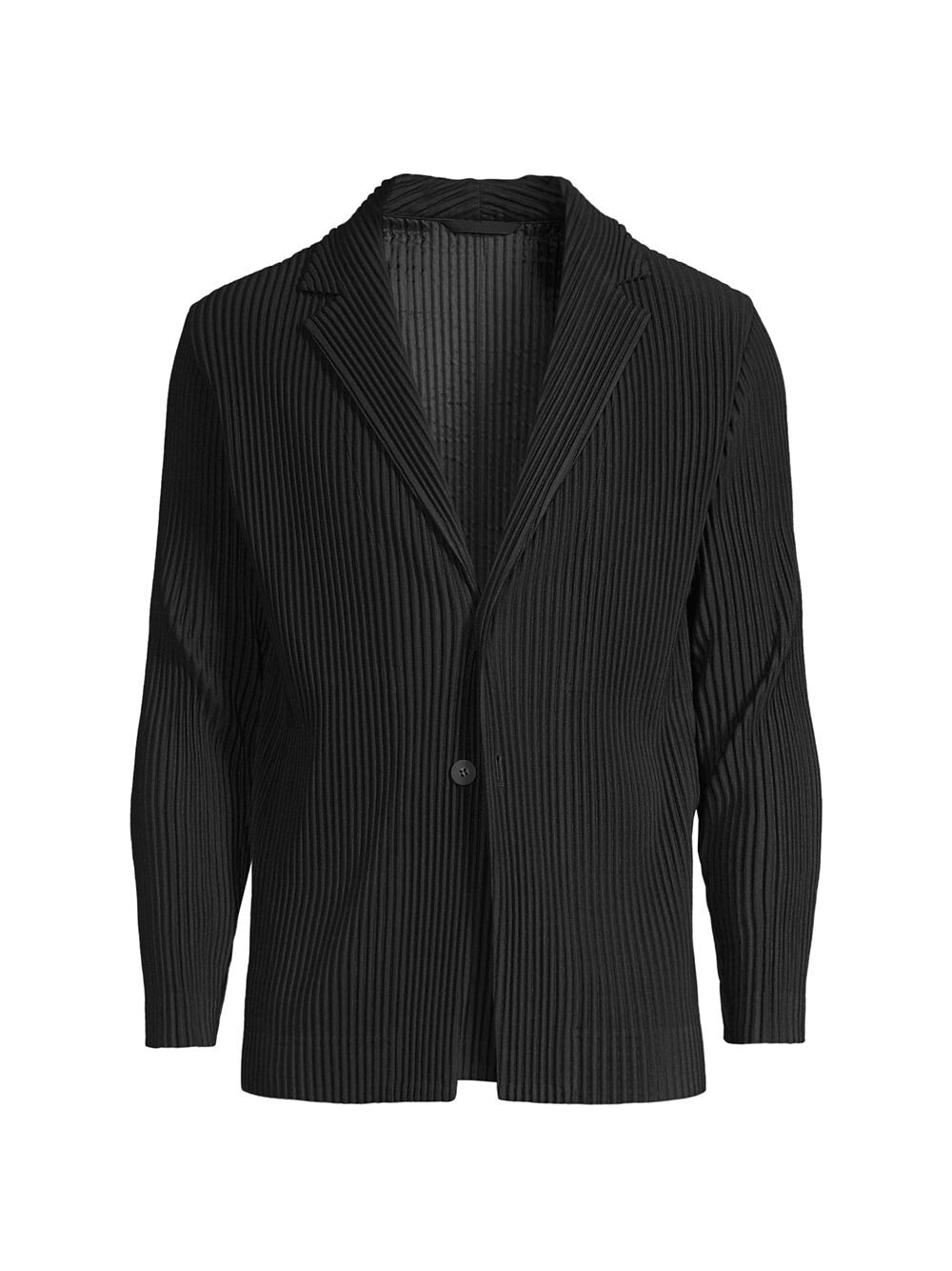 

Плиссированный блейзер Flowers And Vases Basics Homme Plissé Issey Miyake, черный