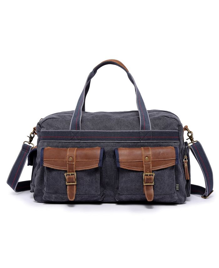 Холщовая спортивная сумка Turtle Ridge TSD BRAND, синий холщовая сумка через плечо turtle ridge tsd brand
