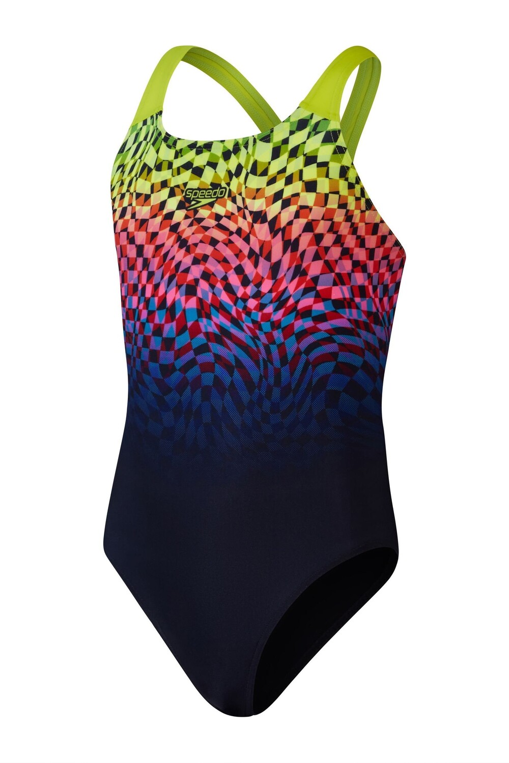 

Купальник Powerback с цифровым принтом для девочек Speedo, черный
