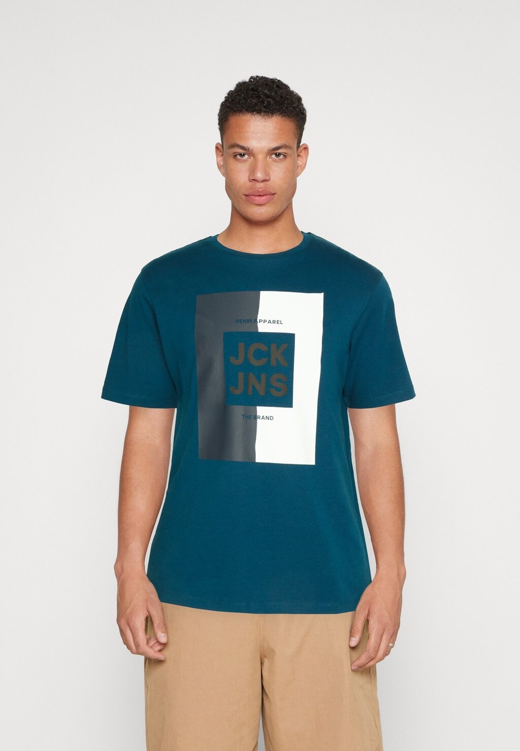 

Футболка с принтом Jack & Jones, синий