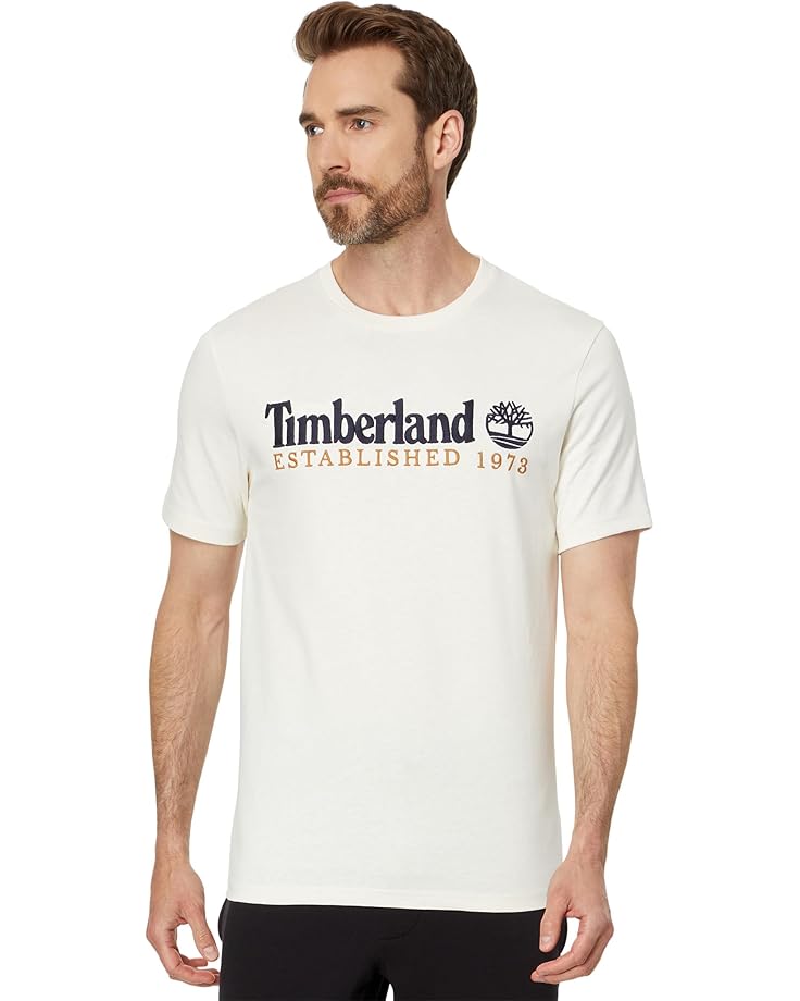 

Футболка Timberland Embroidery Logo Tee, цвет Vintage White/Dark Sapphire