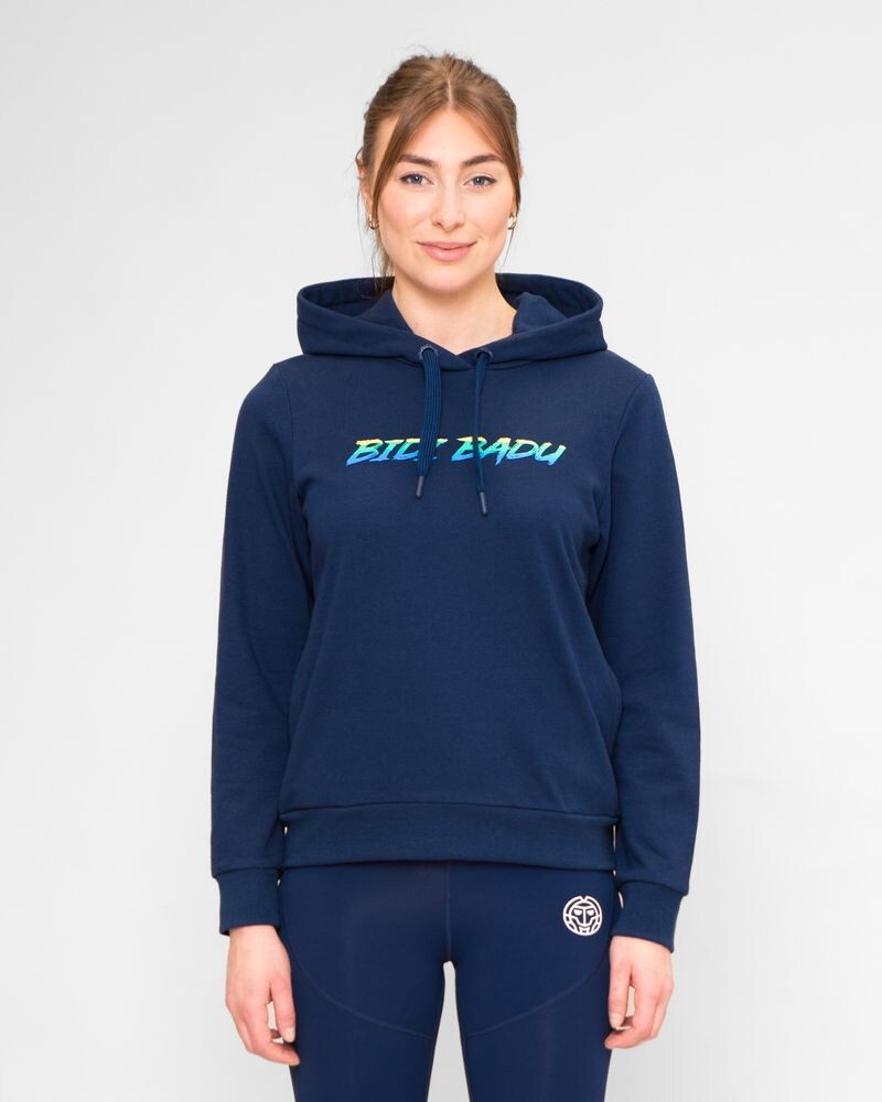 

Толстовка BIDI BADU Grafic Illumination Chill Hoody dark blue, mixed, темно-синий