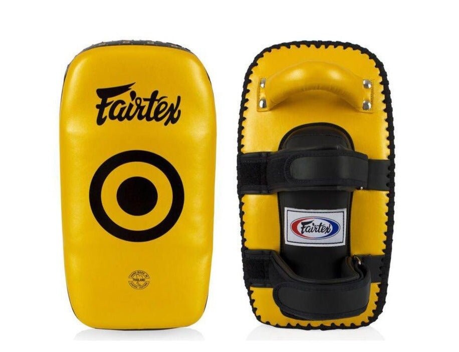 

Пэды Fairtex KPLC5 STD для ударов ногами, золотой / черный