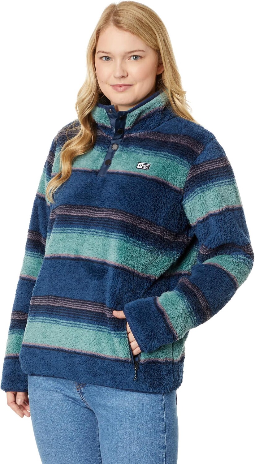 

Куртка Calm Seas Sherpa Pullover Salty Crew, цвет Blue Steel