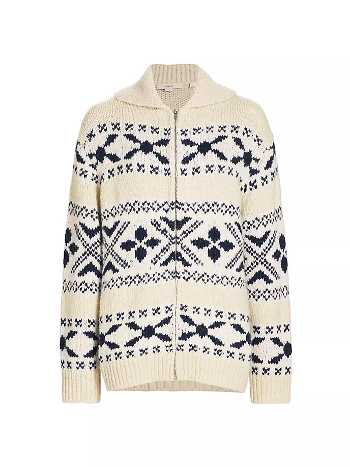 

Свитер в стиле Nordic Fair Isle Vince, белый