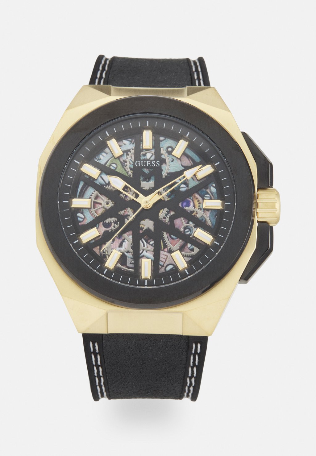 Часы Spoke Exclusive Guess, цвет gold-coloured/black часы prodigy exclusive guess цвет silver coloured black