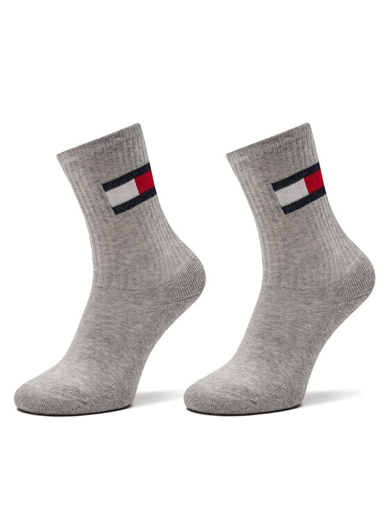 

Комплект из 2-х высоких детских носков Tommy Hilfiger, серый