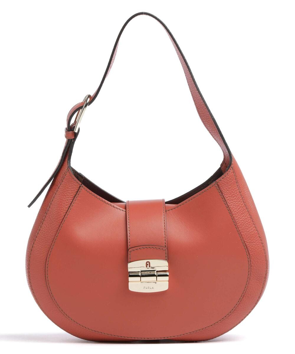 

Сумка-ведро Club 2 M из зерненой кожи Furla, коричневый