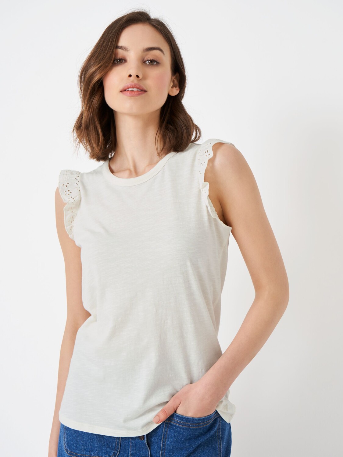 

Crew Clothing Футболка Nina, белая