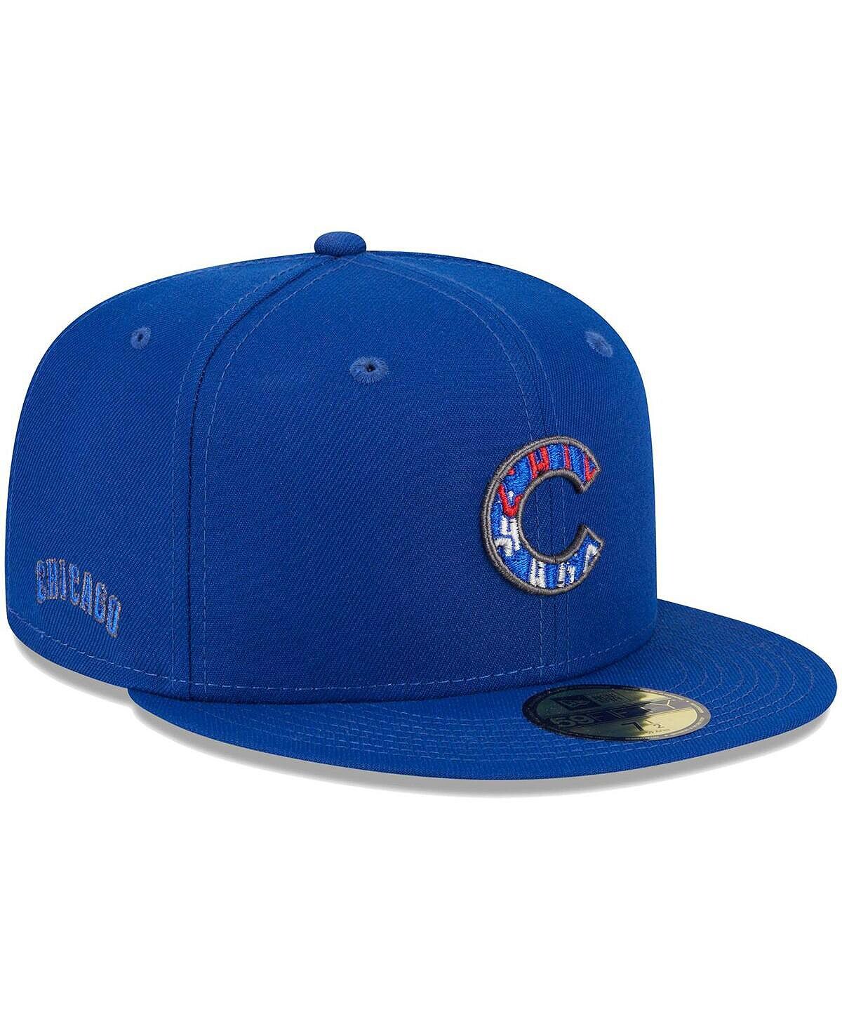

Мужская приталенная шляпа Royal Chicago Cubs Script Fill 59FIFTY New Era