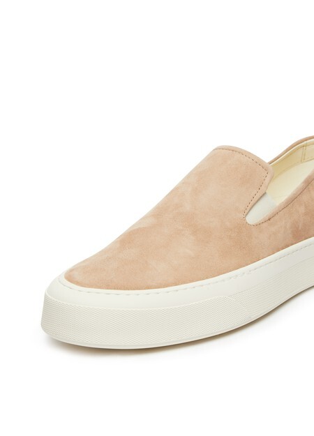

Замшевые лоферы Common Projects, серо-коричневый