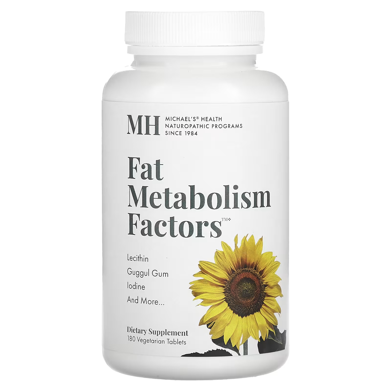 Натуропатические факторы метаболизма жиров Michael's Naturopathic, 180 вегетарианских таблеток